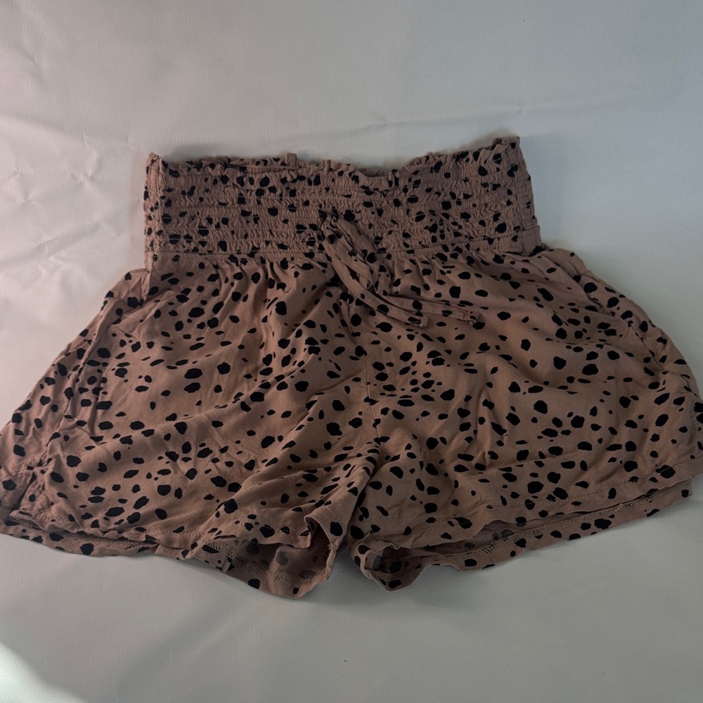 Abercrombie & Fitch Brown and Black High Waist Shorts